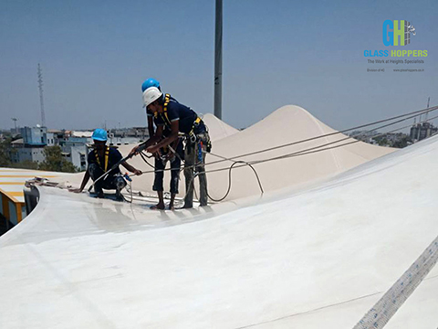 tensile roof sheet cleaning 2